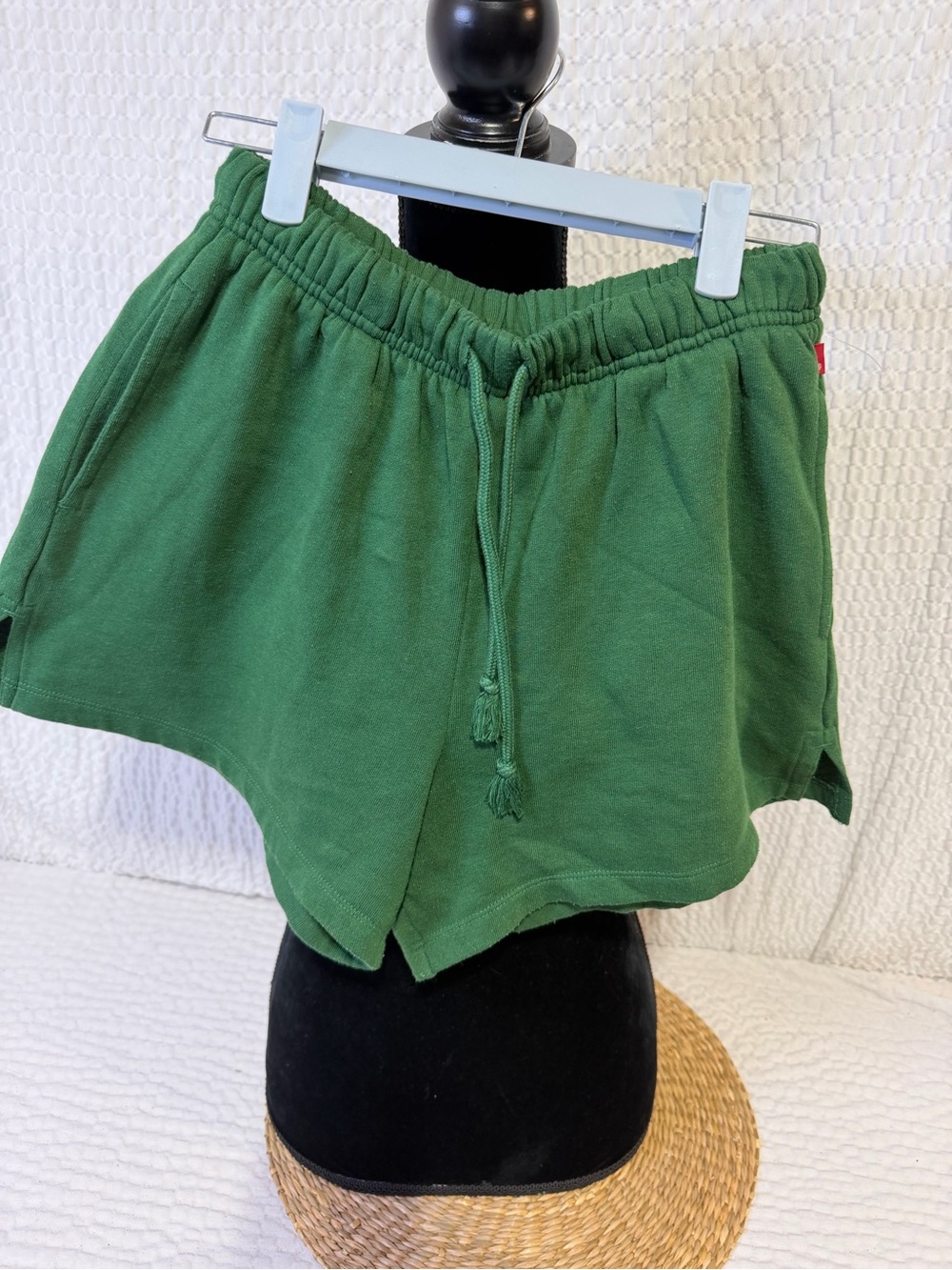 Levi's Forest Green Drawstring Athletic Shorts